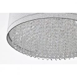 Brand new 🥰 Pamina 22 in. 5-Light Chrome Glam Drum Shade Chandelier by Edvivi 😀 -Deals Edvivi || Atlas Store chrome edvivi chandeliers epg8112mch 1d 1000