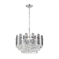 New ๐ Lydia 8-Light Chrome Round Tiered Chandelier with Hanging Rippled Crystals by Edvivi โญ 26 New ๐ Lydia 8-Light Chrome Round Tiered Chandelier with Hanging Rippled Crystals by Edvivi โญ -Deals Edvivi || Atlas Store chrome edvivi chandeliers epj163ch 44 1000