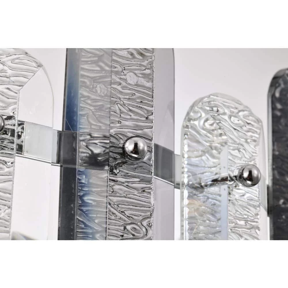 New ๐ Lydia 8-Light Chrome Round Tiered Chandelier with Hanging Rippled Crystals by Edvivi โญ 15 New ๐ Lydia 8-Light Chrome Round Tiered Chandelier with Hanging Rippled Crystals by Edvivi โญ - Image 13