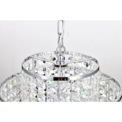 Best Pirce 👏 Arietta 4-Light Chrome Modern Glam Chandelier with Tier Cascading Crystals by Edvivi ✔️ -Deals Edvivi || Atlas Store chrome edvivi chandeliers epj376ch 40 1000