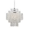 Best Pirce 👏 Arietta 4-Light Chrome Modern Glam Chandelier with Tier Cascading Crystals by Edvivi ✔️ -Deals Edvivi || Atlas Store chrome edvivi chandeliers epj376ch 64 1000