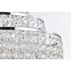 Best Pirce 👏 Arietta 4-Light Chrome Modern Glam Chandelier with Tier Cascading Crystals by Edvivi ✔️ -Deals Edvivi || Atlas Store chrome edvivi chandeliers epj376ch 76 1000