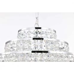Best Pirce 👏 Arietta 4-Light Chrome Modern Glam Chandelier with Tier Cascading Crystals by Edvivi ✔️ -Deals Edvivi || Atlas Store chrome edvivi chandeliers epj376ch fa 1000