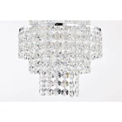 Discount 🔥 Arietta 1-Light Chrome Modern Glam Mini Chandelier with Tier Cascading Crystals by Edvivi 🤩 -Deals Edvivi || Atlas Store chrome edvivi chandeliers epj3806ch 66 1000