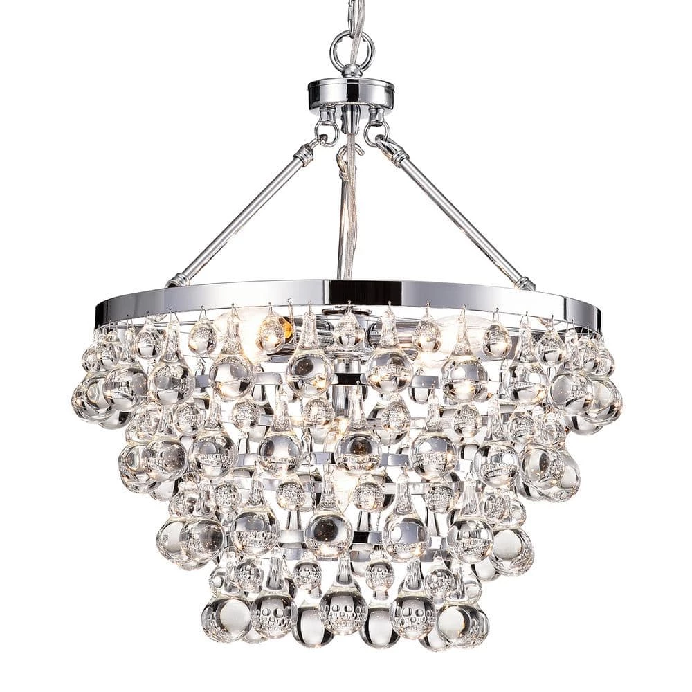 Top 10 ๐ Clarus Modern 5-Light Chrome 4-Tier Chandelier with Hanging Crystals by Edvivi ๐ฅ 3 Top 10 ๐ Clarus Modern 5-Light Chrome 4-Tier Chandelier with Hanging Crystals by Edvivi ๐ฅ