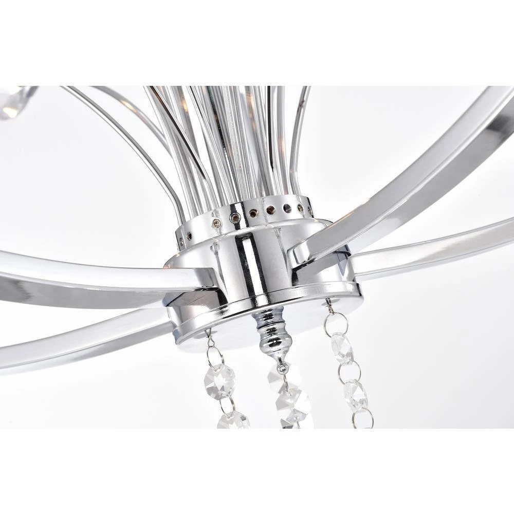 Coupon ๐ Lexington Modern 5-Light Chrome Finish Vine and Crystal Candlestick Chandelier with Hanging Crystals by Edvivi ๐ฅ 7 Coupon ๐ Lexington Modern 5-Light Chrome Finish Vine and Crystal Candlestick Chandelier with Hanging Crystals by Edvivi ๐ฅ - Image 5