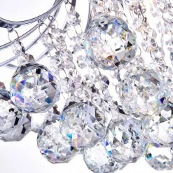 Cheap 🌟 Clara Modern 15 in. 3-Light Glam Chrome Crystal Flush Mount by Edvivi 🥰 -Deals Edvivi || Atlas Store chrome edvivi flush mount lights ecj404ch 1d 1000