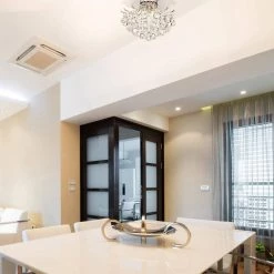 Cheap 🌟 Clara Modern 15 in. 3-Light Glam Chrome Crystal Flush Mount by Edvivi 🥰 -Deals Edvivi || Atlas Store chrome edvivi flush mount lights ecj404ch 1f 1000