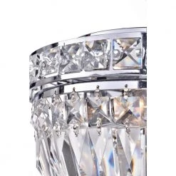 Buy ✔️ Clara 10 in. 3-Light Chrome Glam Crystal Flush Mount Light by Edvivi 👍 -Deals Edvivi || Atlas Store chrome edvivi flush mount lights ecj415ch 44 1000