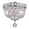 Buy ✔️ Clara 10 in. 3-Light Chrome Glam Crystal Flush Mount Light by Edvivi 👍 -Deals Edvivi || Atlas Store chrome edvivi flush mount lights ecj415ch 64 1000