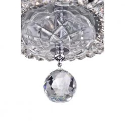 Buy ✔️ Clara 10 in. 3-Light Chrome Glam Crystal Flush Mount Light by Edvivi 👍 -Deals Edvivi || Atlas Store chrome edvivi flush mount lights ecj415ch 76 1000