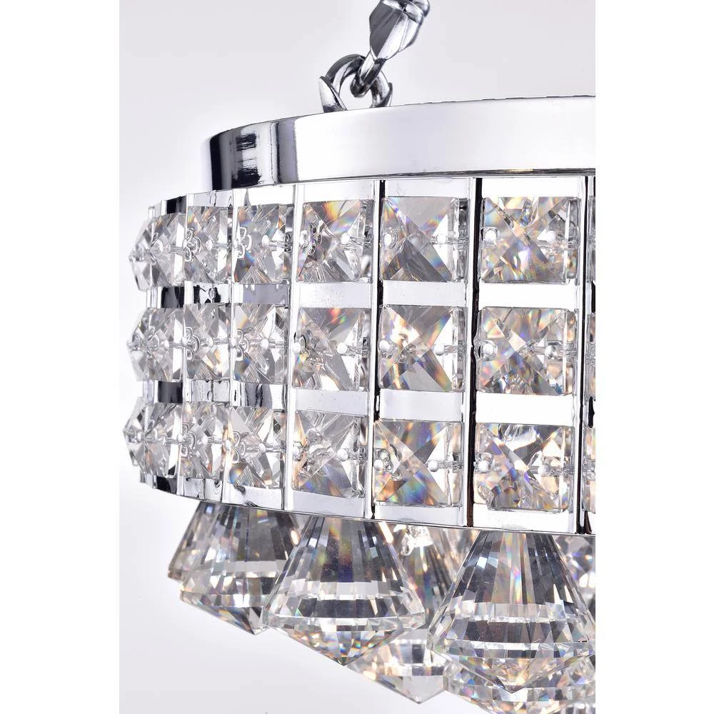Buy ๐ฅฐ Alyvia 15 in. 4-Light Chrome Glam Semi-Flush Mount with Beaded Drum Shade and Hanging Crystals by Edvivi ๐ 8 Buy ๐ฅฐ Alyvia 15 in. 4-Light Chrome Glam Semi-Flush Mount with Beaded Drum Shade and Hanging Crystals by Edvivi ๐ - Image 6