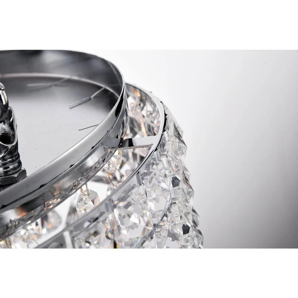 Buy ๐ฅฐ Alyvia 15 in. 4-Light Chrome Glam Semi-Flush Mount with Beaded Drum Shade and Hanging Crystals by Edvivi ๐ 13 Buy ๐ฅฐ Alyvia 15 in. 4-Light Chrome Glam Semi-Flush Mount with Beaded Drum Shade and Hanging Crystals by Edvivi ๐ - Image 11