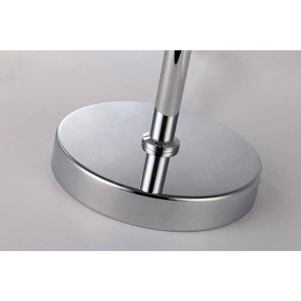 Promo ๐ Marya 18.5 in. Chrome Finish Modern Table Lamp with Crystal Beaded Drum Shadeand Hanging Crystals by Edvivi ๐ 5 Promo ๐ Marya 18.5 in. Chrome Finish Modern Table Lamp with Crystal Beaded Drum Shadeand Hanging Crystals by Edvivi ๐ - Image 4