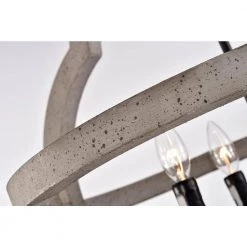 Outlet ✨ Brighton Farmhouse 4-Lights Distressed Slate Wood and Black Candlestick Cage Rustic Pendant Chandelier by Edvivi 🎁 -Deals Edvivi || Atlas Store distressed slate wood and black edvivi chandeliers epq2322wd fa 1000