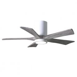 Top 10 😉 Irene 42 in. LED Indoor/Outdoor Damp Gloss White Ceiling Fan with Remote Control/Wall Control by Atlas 👍