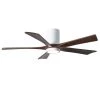 Top 10 ❤️ Irene 52 in. LED Indoor/Outdoor Damp Gloss White Ceiling Fan with Remote Control and Wall Control by Atlas 😍 -Deals Edvivi || Atlas Store gloss white atlas ceiling fans with lights ir5hlk wh wa 52 64 1000