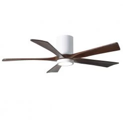 Top 10 ❤️ Irene 52 in. LED Indoor/Outdoor Damp Gloss White Ceiling Fan with Remote Control and Wall Control by Atlas 😍