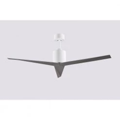 Best reviews of ✔️ Eliza 56 in. Indoor/Outdoor Gloss White Ceiling Fan with Remote Control and Wall Control by Atlas 🛒 -Deals Edvivi || Atlas Store gloss white atlas ceiling fans without lights ek wh bn 4f 1000