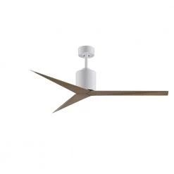 Best Pirce 😉 Eliza 56 in. Indoor/Outdoor Gloss White Ceiling Fan with Remote Control and Wall Control by Atlas ❤️