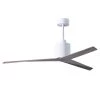 Hot Sale ⌛ Eliza 56 in. Indoor/Outdoor Gloss White Ceiling Fan with Remote Control and Wall Control by Atlas 🎉