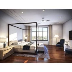 Best Sale 🎁 Eliza 56 in. Indoor/Outdoor Gloss White Ceiling Fan with Remote Control and Wall Control by Atlas 🎉 -Deals Edvivi || Atlas Store gloss white atlas ceiling fans without lights ek wh wh 31 1000