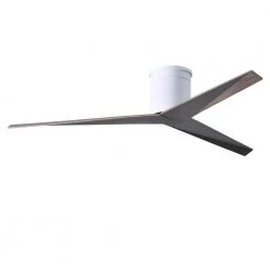 Top 10 ⌛ Eliza 56 in. Indoor/Outdoor Gloss White Ceiling Fan with Remote Control and Wall Control by Atlas ✔️