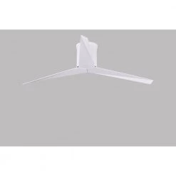 Deals ✔️ Eliza 56 in. Indoor/Outdoor Gloss White Ceiling Fan with Remote Control and Wall Control by Atlas 🎁 -Deals Edvivi || Atlas Store gloss white atlas ceiling fans without lights ekh wh wh 1f 1000