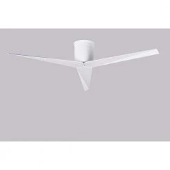 Deals ✔️ Eliza 56 in. Indoor/Outdoor Gloss White Ceiling Fan with Remote Control and Wall Control by Atlas 🎁 -Deals Edvivi || Atlas Store gloss white atlas ceiling fans without lights ekh wh wh 4f 1000