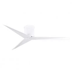 Deals ✔️ Eliza 56 in. Indoor/Outdoor Gloss White Ceiling Fan with Remote Control and Wall Control by Atlas 🎁