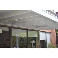 Wholesale 🔔 Irene 52 in. Indoor/Outdoor Gloss White Ceiling Fan with Remote Control and Wall Control by Atlas 👏 -Deals Edvivi || Atlas Store gloss white atlas ceiling fans without lights ir3h wh bw 52 1f 1000