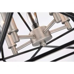 Budget ๐ฅฐ Renzo 5-Light Matte Black Modern Geometric Cage Chandelier with Brushed Nickle Candle Sleeves by Edvivi ๐ฅ 22 Budget ๐ฅฐ Renzo 5-Light Matte Black Modern Geometric Cage Chandelier with Brushed Nickle Candle Sleeves by Edvivi ๐ฅ -Deals Edvivi || Atlas Store matte black and brushed nickel edvivi chandeliers epl1015bk 44 1000