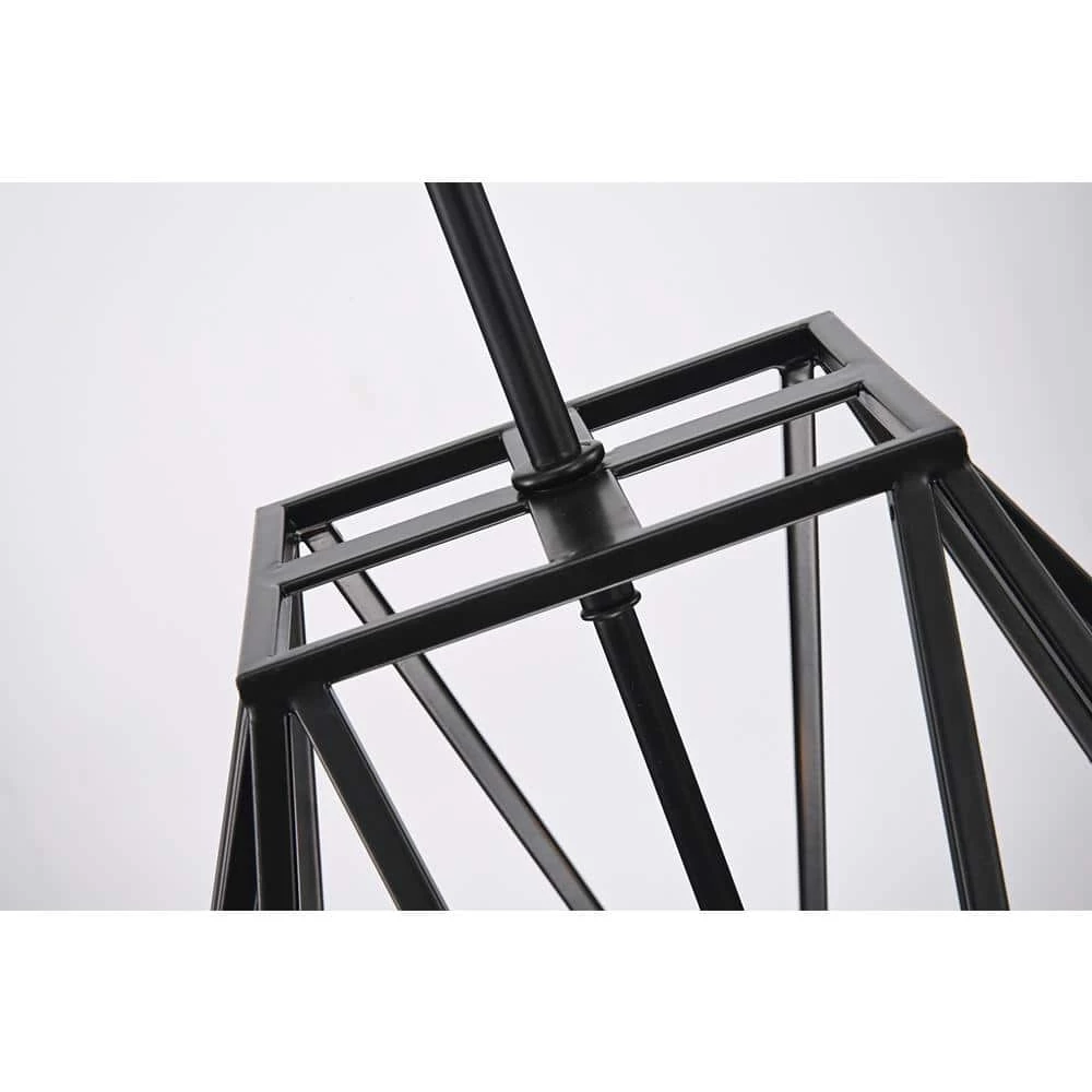 Budget ๐ฅฐ Renzo 5-Light Matte Black Modern Geometric Cage Chandelier with Brushed Nickle Candle Sleeves by Edvivi ๐ฅ 13 Budget ๐ฅฐ Renzo 5-Light Matte Black Modern Geometric Cage Chandelier with Brushed Nickle Candle Sleeves by Edvivi ๐ฅ - Image 11