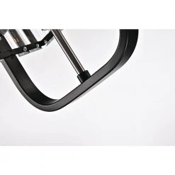 Buy 👍 Glimmer 1-Light Glam Matte Black and Brushed Nickel Finish Mini Pendant with Colonial Crystals by Edvivi 🎉 -Deals Edvivi || Atlas Store matte black and brushed nickel edvivi pendant lights epc538bk 1f 1000