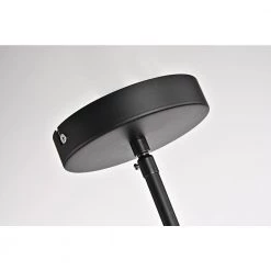 Buy 👍 Glimmer 1-Light Glam Matte Black and Brushed Nickel Finish Mini Pendant with Colonial Crystals by Edvivi 🎉 -Deals Edvivi || Atlas Store matte black and brushed nickel edvivi pendant lights epc538bk fa 1000