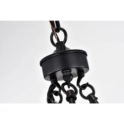 Best Sale 🛒 3-Light Matte Black and Vintage Wood Wheel Chandelier by Edvivi ✨ -Deals Edvivi || Atlas Store matte black and vintage wood edvivi chandeliers epc588wd 1d 1000