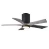 Best deal ❤️ Irene 42 in. LED Indoor/Outdoor Damp Matte Black Ceiling Fan with Remote Control and Wall Control by Atlas 🤩