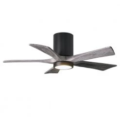 Best deal ❤️ Irene 42 in. LED Indoor/Outdoor Damp Matte Black Ceiling Fan with Remote Control and Wall Control by Atlas 🤩