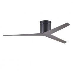 Best deal ❤️ Eliza 56 in. Indoor/Outdoor Matte Black Ceiling Fan with Remote Control and Wall Control by Atlas 🎉