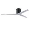 Flash Sale ⭐ Eliza 56 in. Indoor/Outdoor Matte Black Ceiling Fan with Remote Control and Wall Control by Atlas ❤️ -Deals Edvivi || Atlas Store matte black atlas ceiling fans without lights ekh bk wh 64 1000