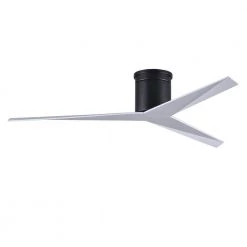 Flash Sale ⭐ Eliza 56 in. Indoor/Outdoor Matte Black Ceiling Fan with Remote Control and Wall Control by Atlas ❤️