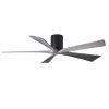 Brand new 💯 Irene 60 in. Indoor/Outdoor Matte Black Ceiling Fan with Remote Control and Wall Control by Atlas 👍 -Deals Edvivi || Atlas Store matte black atlas ceiling fans without lights ir5h bk bw 60 64 1000
