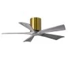 Best deal 🥰 Irene 42 in. Indoor/Outdoor Brushed Brass Ceiling Fan With Remote Control And Wall Control by Atlas 👍 -Deals Edvivi || Atlas Store matte black atlas ceiling fans without lights ir5h brbr bw 42 64 1000