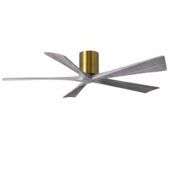 Promo 🎉 Irene 60 in. Indoor/Outdoor Brushed Brass Ceiling Fan With Remote Control And Wall Control by Atlas 😉