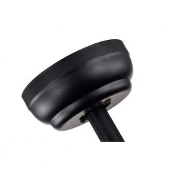 Outlet 😍 Ella 52 in. Indoor Matte Black Glam Ceiling Fan with Crystal Light Kit and Remote Control by Edvivi ⭐ -Deals Edvivi || Atlas Store matte black edvivi ceiling fans with lights ffg7765bk 1d 1000