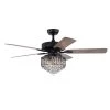 Outlet ๐ Ella 52 in. Indoor Matte Black Glam Ceiling Fan with Crystal Light Kit and Remote Control by Edvivi โญ 2 Outlet ๐ Ella 52 in. Indoor Matte Black Glam Ceiling Fan with Crystal Light Kit and Remote Control by Edvivi โญ -Deals Edvivi || Atlas Store matte black edvivi ceiling fans with lights ffg7765bk 64 1000