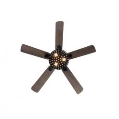 Outlet 😍 Ella 52 in. Indoor Matte Black Glam Ceiling Fan with Crystal Light Kit and Remote Control by Edvivi ⭐ -Deals Edvivi || Atlas Store matte black edvivi ceiling fans with lights ffg7765bk d4 1000