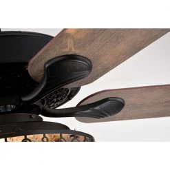 Outlet 😍 Ella 52 in. Indoor Matte Black Glam Ceiling Fan with Crystal Light Kit and Remote Control by Edvivi ⭐ -Deals Edvivi || Atlas Store matte black edvivi ceiling fans with lights ffg7765bk fa 1000