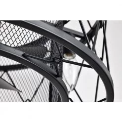 Hot Sale 😍 20 in. Industrial Indoor Matte Black Mesh Drum Reversible Ceiling Fan with Light Kit and Remote Control by Edvivi 🎁 -Deals Edvivi || Atlas Store matte black edvivi ceiling fans with lights ffn7645bk 66 1000