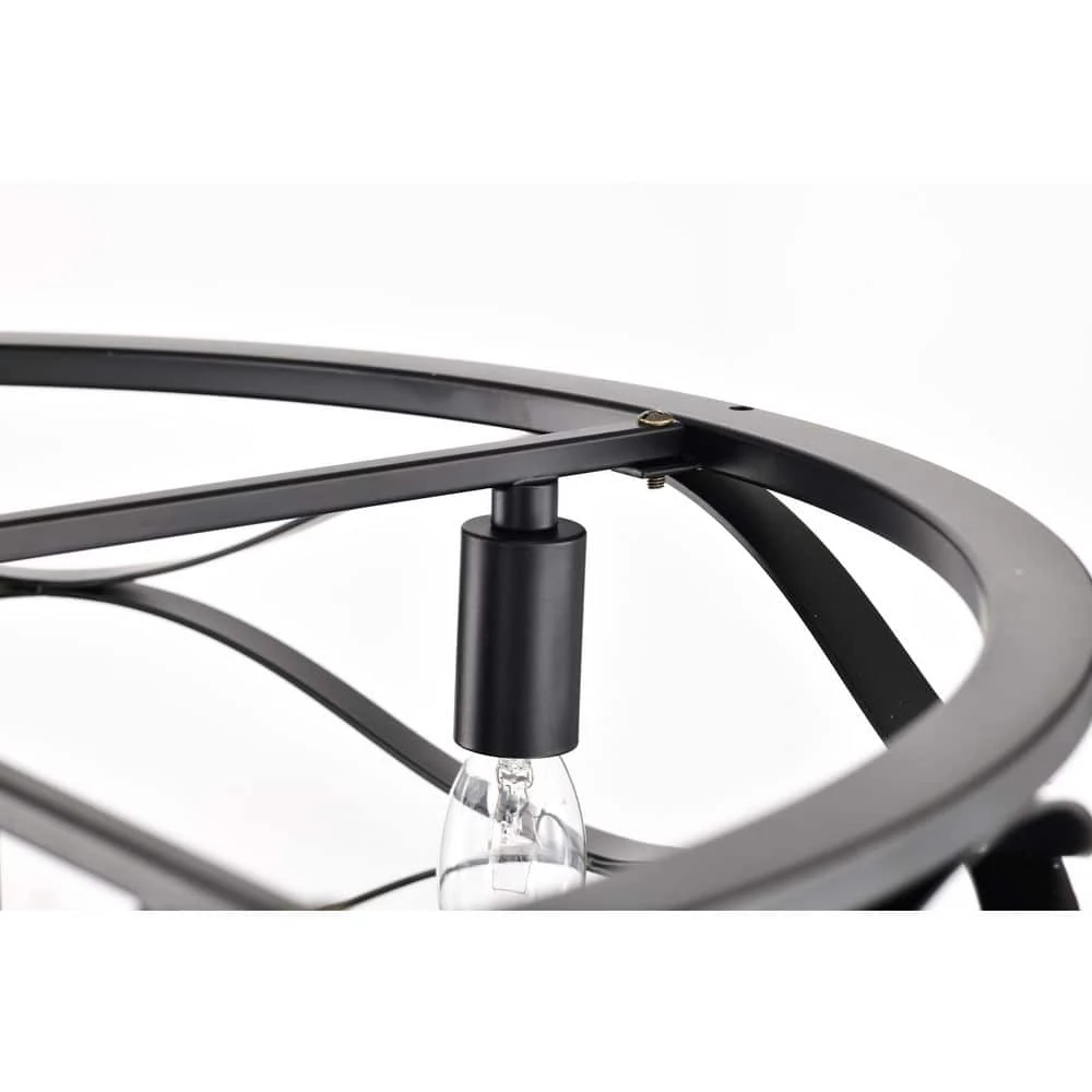 Promo ๐ฅฐ 20 in. Farmhouse Indoor Matte Black Drum Cage Reversible Ceiling Fan with Light Kit and Remote Control by Edvivi ๐ 7 Promo ๐ฅฐ 20 in. Farmhouse Indoor Matte Black Drum Cage Reversible Ceiling Fan with Light Kit and Remote Control by Edvivi ๐ - Image 5